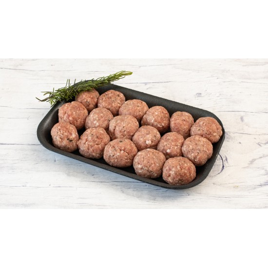 Κεφτεδάκια από μοσχαρίσιο-χοιρινό κιμά (10τμχ/500g)